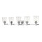 Z-Lite Bohin 5 Light Vanity, Chrome And Clear Seedy 464-5V-CH - alternate 1